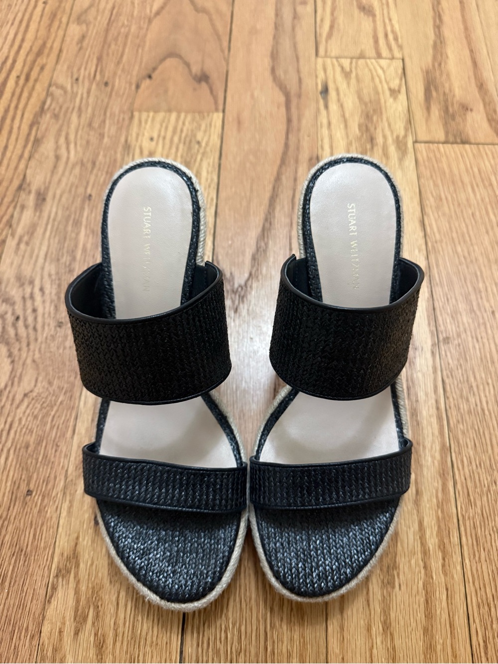 Stuart Weitzman Women's MYKONOS TWO-STRAP WEDGE